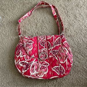 Retired Vera Bradley Rosy Posey Crossbody bag